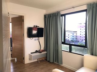 ให้เช่า H2 Chrome Condo รามอินทรา กม.2 ใกล้ BTS สายสีชมพู PK18 ลาดปลาเค้า 350 ม. ชั้น 6 ห้องริม 25.69 ตร.ม. วิวโล่ง ทิศตะวันออก 