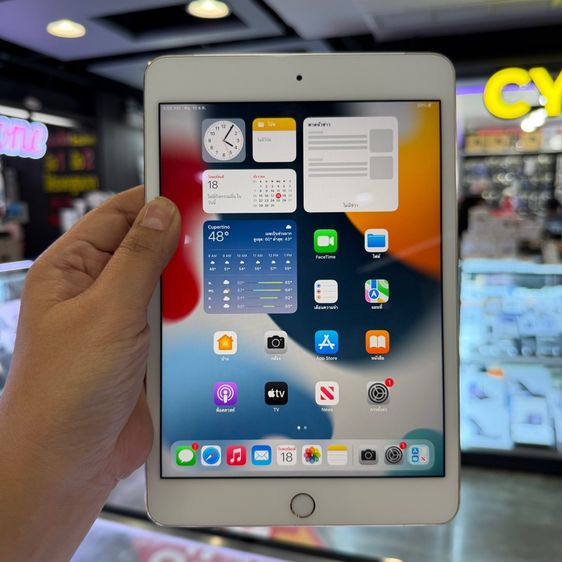 Apple 128 GB iPad mini4 128GB ใส่ซิม(CellularและWiFi) สีทอง เครื่องศูนย์ สภาพสวย เครื่องใช้งานดีเยี่ยม🔥🔥