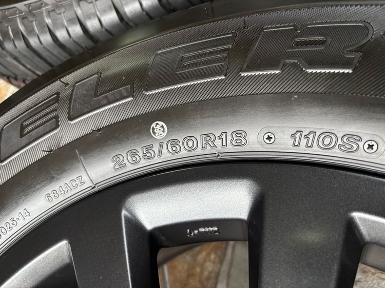 ล้อ isuzu 2.2 maxforce v-cross 2026 bridgestone dueler h-t 684 ll 265-60-18 y4625 (ป้ายแดง) รูปที่ 6