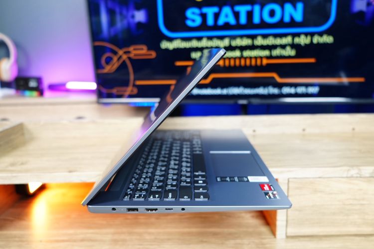 Lenovo IdeaPad Slim 3 Ryzen5-7520U Ram16 SSD512 จอ15.6 FHD IPS สเปคดีทำงานเก่ง หน้าจอใหญ่ภาพสวย มีแป้นตัวเลขแยก ดีไซน์บางเบา เครื่องมีประกัน รูปที่ 6