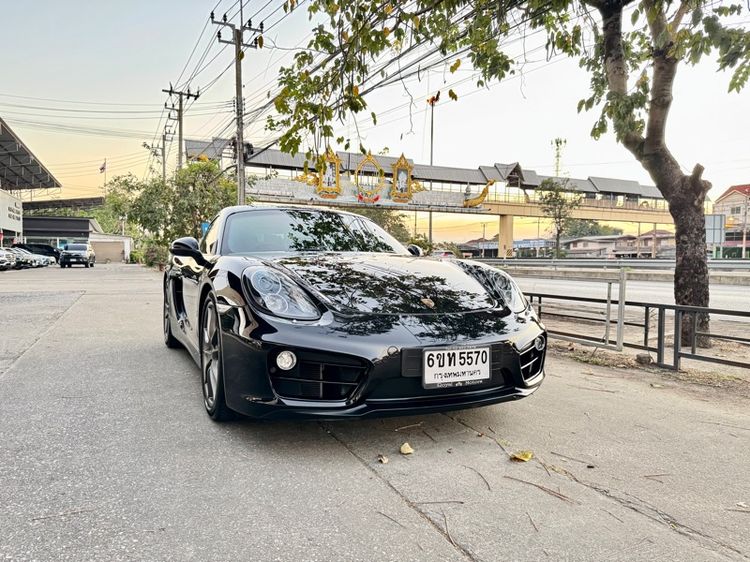 Porsche Cayman 2013 2.7 PDK Sedan เบนซิน ไม่ติดแก๊ส เกียร์อัตโนมัติ ดำ รูปที่ 3