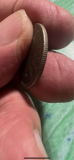 เหรียญบาทเก่าจัดสร้างโดย กก วัด รูปที่ 2