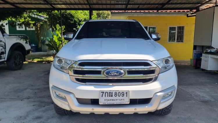 Ford Everest 2018 2.2 Titanium Plus Van ดีเซล เกียร์อัตโนมัติ ขาว