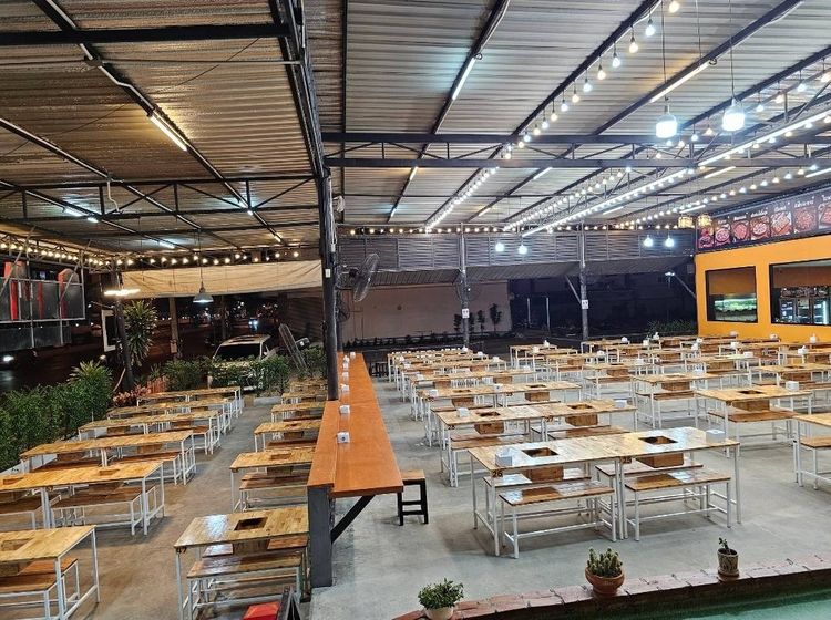 เซ้งด่วนร้านหมูกระทะ ริมถนนใหญ่ สามพราน ตรงข้ามโรงงานมาลี ใกล้ รร.นายร้อย รูปที่ 4