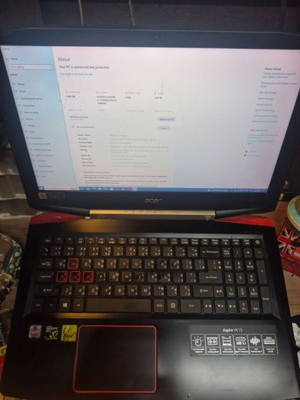 Acer Aspire VX 15 (VX5-591G)CPU: Intel Core i7-7700HQ รูปที่ 2