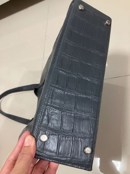 กระเป๋าสะพายทรงโทสหนังจรเข้แท้ รูปที่ 4