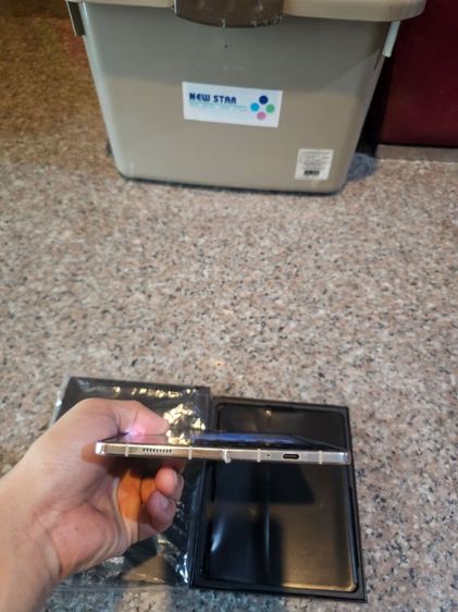 ขายSamsungFold5สีใหม่หายากCream512กิ๊กยกกล่องอีมี่ตรงจอกางสุดสวยๆหายากมากๆสูนTrueใช้งานดีทุกๆฟังชั่นถูกๆ รูปที่ 3