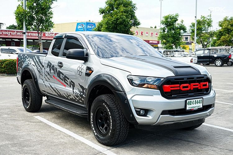 Ford Ranger 2019 2.2 Hi-Rider XL Plus Pickup ดีเซล ไม่ติดแก๊ส เกียร์ธรรมดา เทา รูปที่ 3