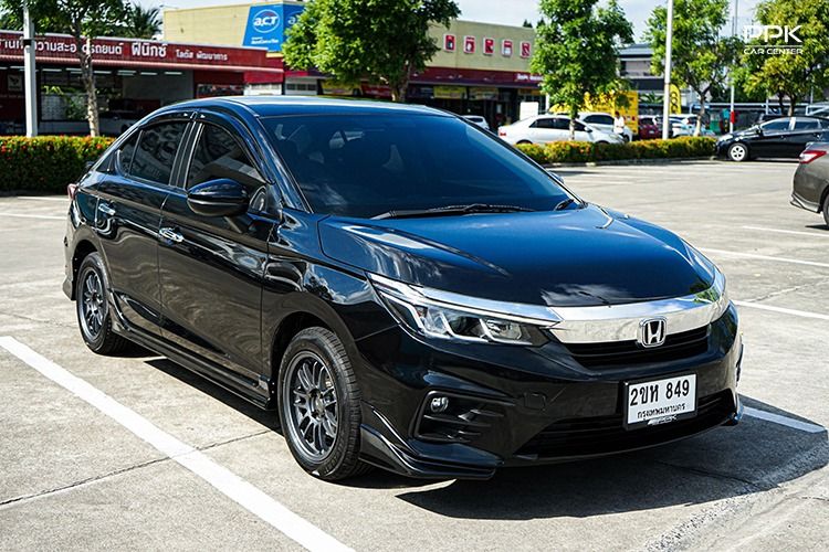 Honda City 2022 1.0 SV Sedan เบนซิน ไม่ติดแก๊ส เกียร์อัตโนมัติ ดำ รูปที่ 3