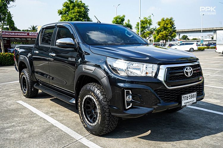 Toyota Hilux Revo 2018 2.4 E Prerunner Pickup ดีเซล ไม่ติดแก๊ส เกียร์ธรรมดา ดำ รูปที่ 3