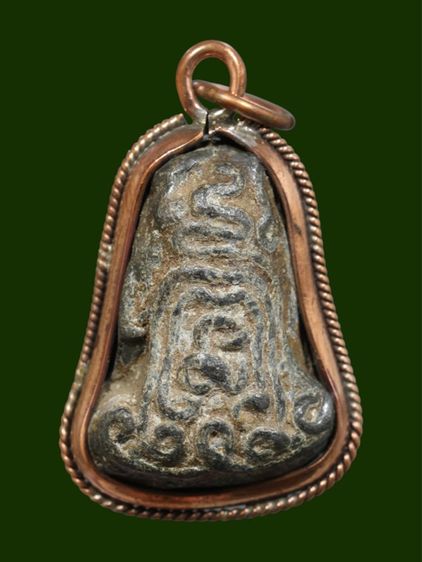 พระปิดตาเนื้อสัมฤทธิ์ หลวงปู่เอี่ยม วัดหนังราชวรวิหาร เลี่ยมกระเช้าโบราณสวยๆ รูปที่ 2