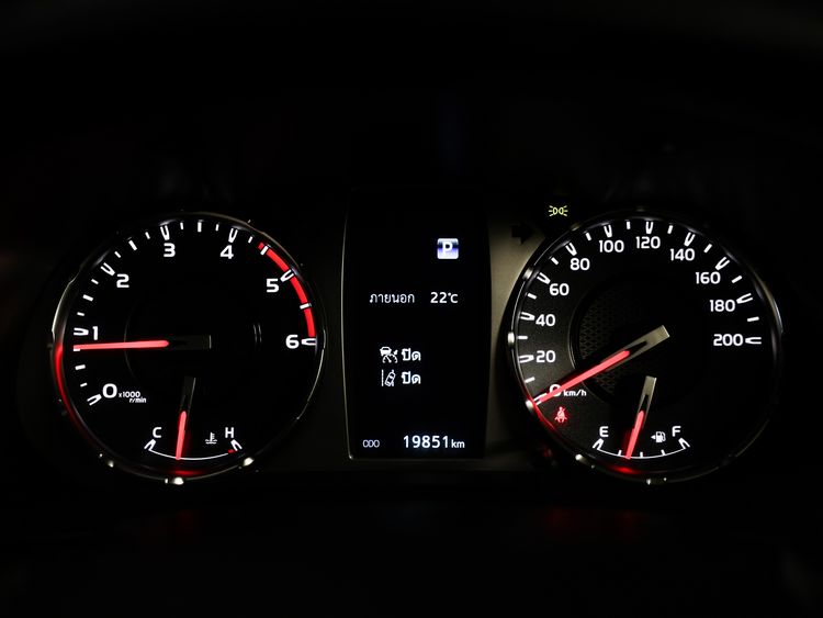 Toyota Hilux Revo 2024 Double Cab 2.8 GR Sport 4WD Pickup ดีเซล ไม่ติดแก๊ส เกียร์อัตโนมัติ แดง รูปที่ 4