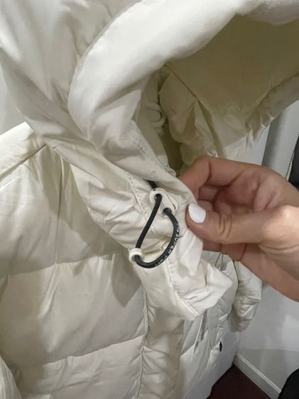 ใหม่ เสื้อแจ็ตเก็ตกันหนาว MNG แท้ สีขาว  รูปที่ 8