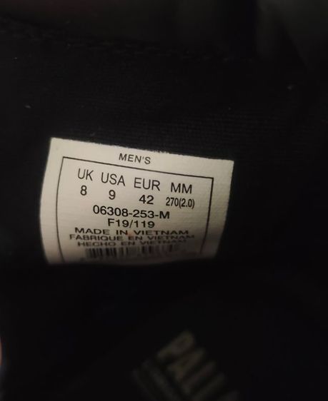 Palladium boots  42 27 cm รูปที่ 8