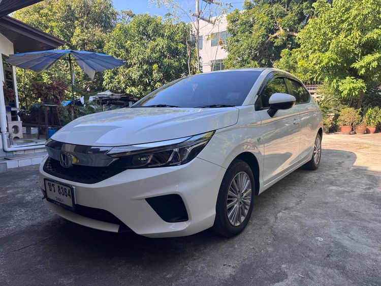 Honda City 2023 1.0 S+ Sedan เบนซิน ไม่ติดแก๊ส เกียร์อัตโนมัติ ขาว