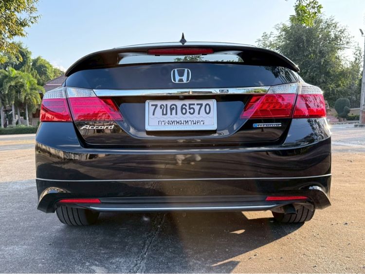 Honda Accord 2014 2.0 Hybrid Tech Sedan ไฮบริด ไม่ติดแก๊ส เกียร์อัตโนมัติ ดำ รูปที่ 2