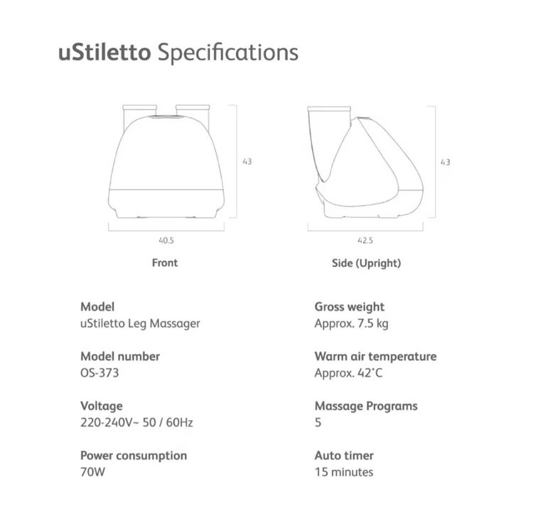 OSIM  เครื่องนวดเท้า USTILETTO รูปที่ 6