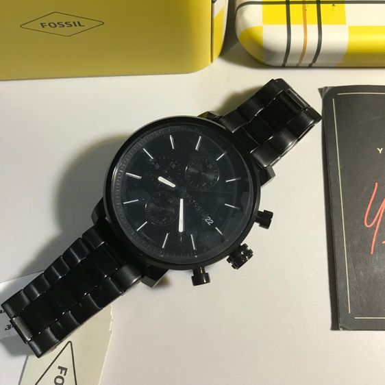 ขายแล้ว FOSSIL RHETT CHRONOGRAPH BLACK MEN'S BQ2845 WATCH  รูปที่ 9
