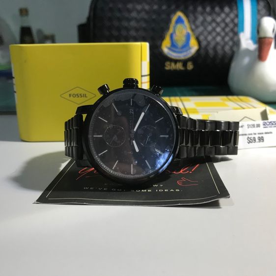 ขายแล้ว FOSSIL RHETT CHRONOGRAPH BLACK MEN'S BQ2845 WATCH  รูปที่ 2