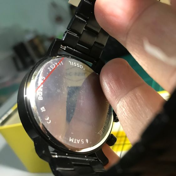 ขายแล้ว FOSSIL RHETT CHRONOGRAPH BLACK MEN'S BQ2845 WATCH  รูปที่ 5