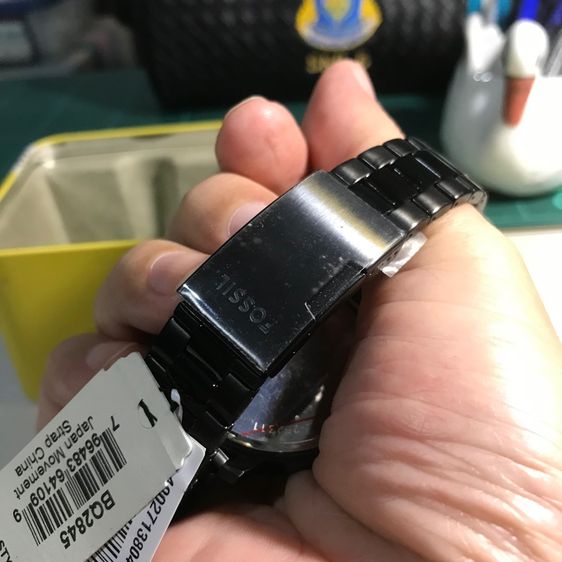 ขายแล้ว FOSSIL RHETT CHRONOGRAPH BLACK MEN'S BQ2845 WATCH  รูปที่ 4