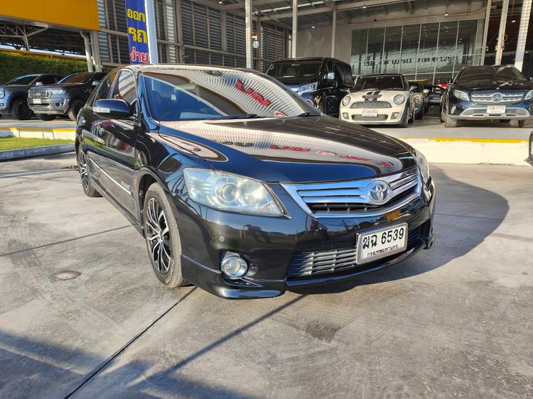 Toyota Camry 2011 2.4 Hybrid Sedan เบนซิน ไม่ติดแก๊ส เกียร์อัตโนมัติ ดำ รูปที่ 3