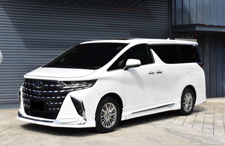 Toyota Alphard 2021 2.5 Hybrid Utility-car ไฮบริด เกียร์อัตโนมัติ ขาว