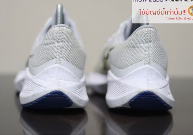 รองเท้า NIKE แท้ 💯 เบอร์ UK 6.5 EUR 40.5 cm 25.5 คนเท้า 25-26 cm ใส่ได้ครับ สภาพดีมาก เบามาก พื้นเต็ม ทรงสวยครับ น่าสะสมครับ รูปที่ 5