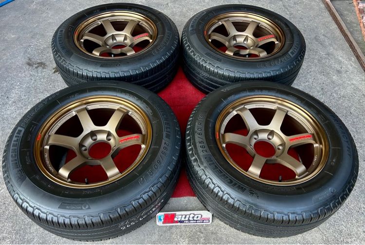 TE37SUV 18 พร้อมยางมิชลีน 265 60 18 