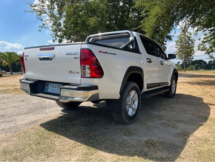 Toyota Hilux Revo 2018 2.4 G Prerunner Pickup ดีเซล ไม่ติดแก๊ส เกียร์ธรรมดา ขาว รูปที่ 4