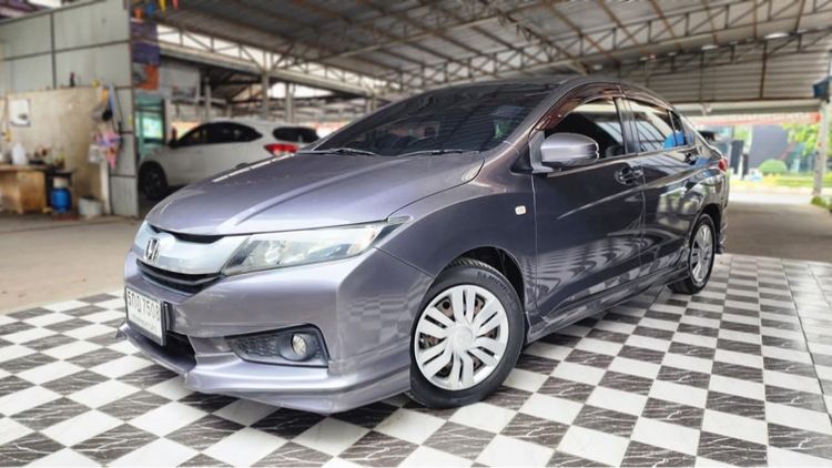 Honda City 2016 1.5 S Sedan เบนซิน ไม่ติดแก๊ส เกียร์อัตโนมัติ เทา รูปที่ 3