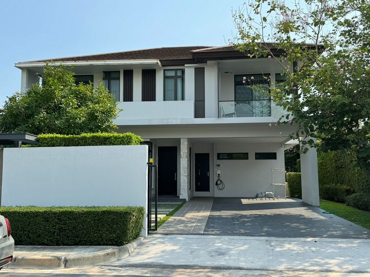 ขายบ้านเดี่ยว 2 ชั้น นันทวัน ปิ่นเกล้า-ราชพฤกษ์ พร้อมเข้าอยู่ ทำเลติดถนนใหญ่