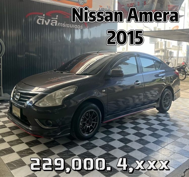 Nissan Almera 2015 1.2 VL Sedan เบนซิน ไม่ติดแก๊ส เกียร์อัตโนมัติ เทา รูปที่ 3