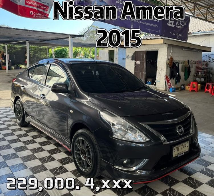 Nissan Almera 2015 1.2 VL Sedan เบนซิน ไม่ติดแก๊ส เกียร์อัตโนมัติ เทา รูปที่ 2
