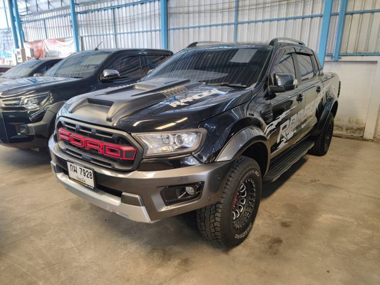รถ Ford Ranger 2.0 Bi-Turbo 4WD Wildtrak สี ดำ