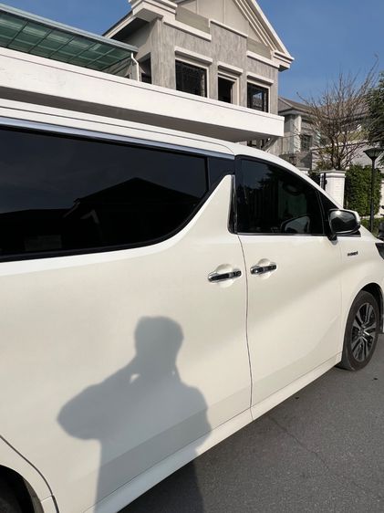 Toyota Alphard 2019 2.5 Hybrid SR C-Package E-Four 4WD Van เบนซิน เกียร์อัตโนมัติ ขาว รูปที่ 3