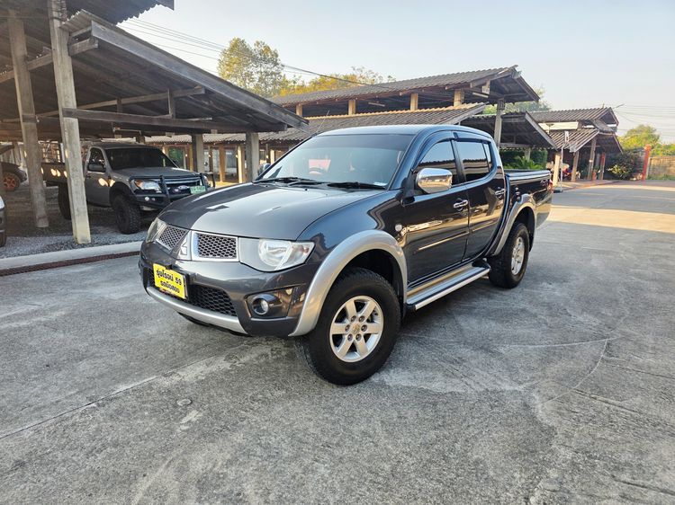 Mitsubishi Triton 2012 2.5 GLS 4WD Pickup ดีเซล ไม่ติดแก๊ส เกียร์ธรรมดา เทา รูปที่ 2
