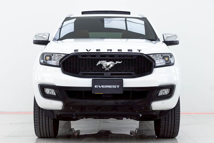 Ford Everest 2021 2.0 Bi-Turbo Titanium+ 4WD Utility-car ดีเซล ไม่ติดแก๊ส เกียร์อัตโนมัติ ขาว รูปที่ 3