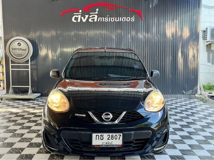 รถ Nissan March 1.2 E สี ดำ