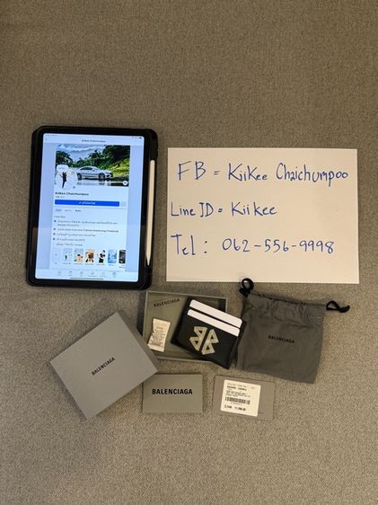 กระเป๋าใส่การ์ด BALENCIAGA รูปที่ 7