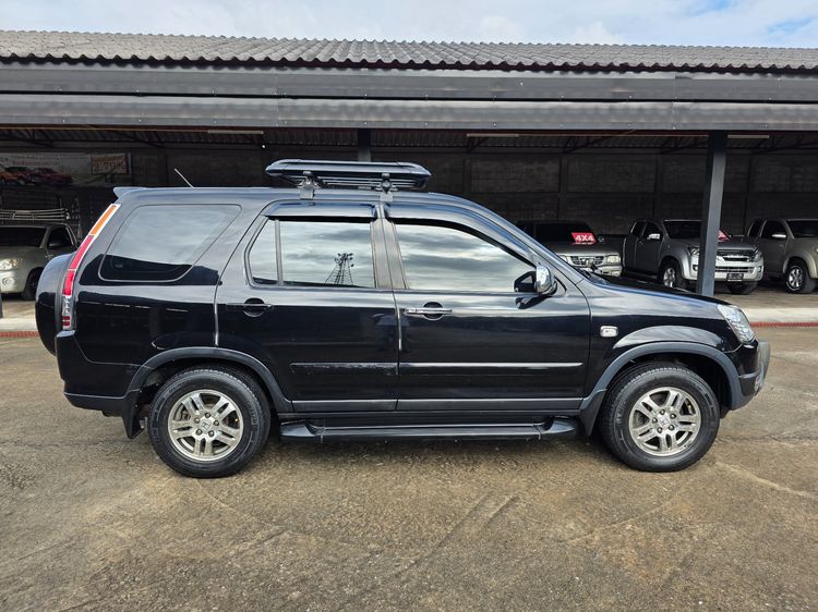 Honda CR-V 2003 2.0 E 4WD Sedan เบนซิน ไม่ติดแก๊ส เกียร์อัตโนมัติ ดำ รูปที่ 4