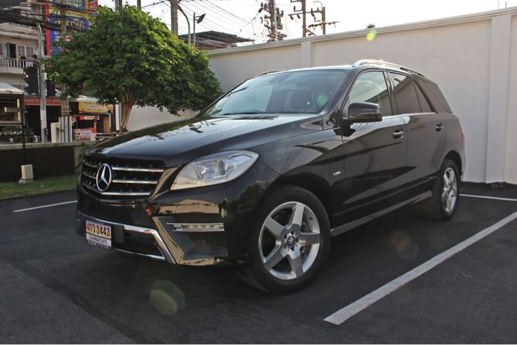 Mercedes-Benz ML-Class 2012 ML250 CDI Utility-car ดีเซล ไม่ติดแก๊ส เกียร์อัตโนมัติ ดำ