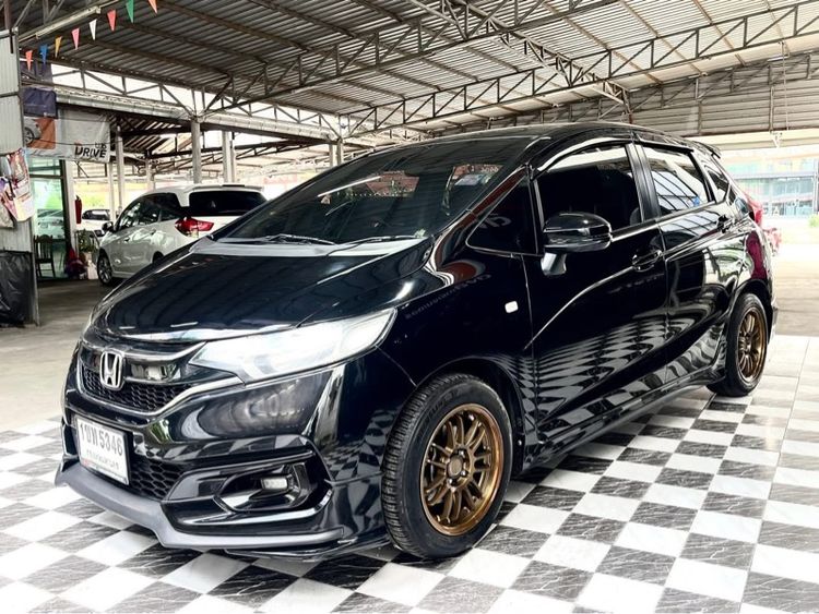 Honda Jazz 2019 1.5 V+ Sedan เบนซิน ไม่ติดแก๊ส เกียร์อัตโนมัติ ดำ รูปที่ 4