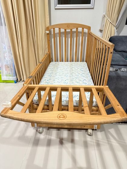 เตียงไม้เด็ก Camera 5 in 1 Zleep cot มือสอง ราคาไม่แพง รูปที่ 3