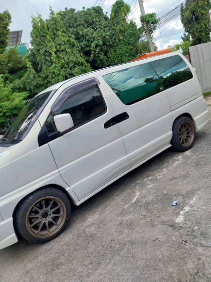 Nissan Elgrand 2000 3.5 High Way Star Van เบนซิน LPG เกียร์อัตโนมัติ ขาว รูปที่ 2