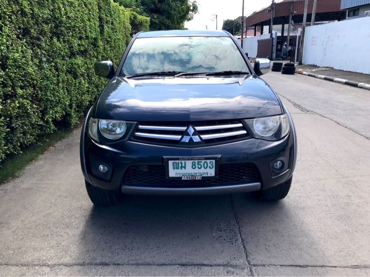 Mitsubishi Triton 2012 2.5 GL Pickup ดีเซล ไม่ติดแก๊ส เกียร์ธรรมดา เทา รูปที่ 3