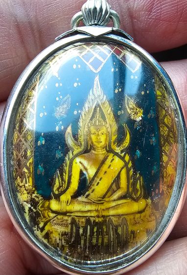 ล็อกเก็ตหลวงพ่อพระพุทธชินราช พิธีจักรพรรดิ์มหาพุทธาภิเษก ปี 2515