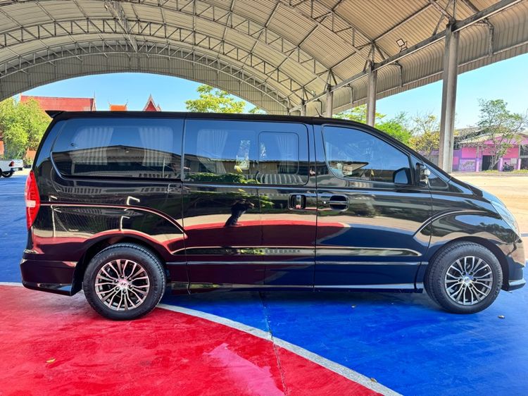 Hyundai Grand Starex 2013 2.5 Premium ดีเซล ไม่ติดแก๊ส เกียร์อัตโนมัติ ดำ รูปที่ 4