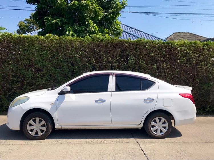 Nissan Almera 2013 1.2 E Sedan เบนซิน ไม่ติดแก๊ส เกียร์อัตโนมัติ ขาว รูปที่ 3