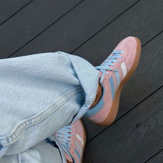 adidas handball spezial สีชมพูฟ้า รูปที่ 6